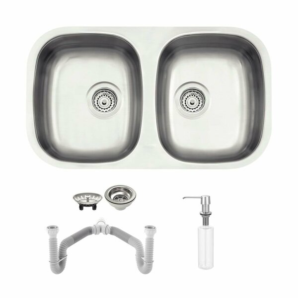 Cuba Tramontina Isis 2c 34 Bl 77x45 Acetinado + Dosador Meber