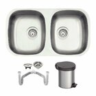 Cuba Tramontina Isis 2c 34 Bl 77x45 Acetinado + Lixeira Tramo