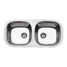 Cuba Tramontina Isis 2c 34 Bl 78x40 94061407 Aço Inox Polido