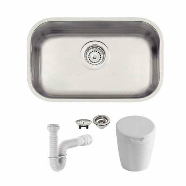 Cuba Tramontina Lavínia 47x30 Inox Acetinado Com Sifão Extens