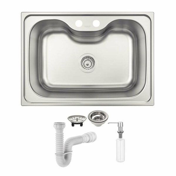 Cuba Tramontina Morgana 60 Fx 69x49 Acetinado + Dosador Meber