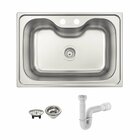 Cuba Tramontina Morgana 60 Fx 69x49 Acetinado + Sifão