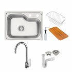 Cuba Tramontina Morgana Compact 48 Fx 55x42 Escovado + Tornei