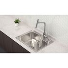 Cuba Tramontina Morgana Compact 48 Fx Em Aço Inox + Válvula,