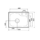 Cuba Tramontina Morgana Compact 48 Fx Undermount 55x42 938152