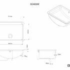 Cuba Ventti De Embutir 51cm Branco Brilho