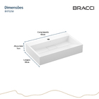 Cuba Viggo 60cm Branco Brilho