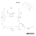 Cuba Viggo 60cm Chumbo Fosco