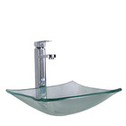 Cuba Vitorelli De Vidro Retangular Incolor