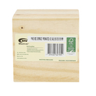 Cubo de Madeira de Madeira Pinus Natural 9,5x9,5x9,5cm Madvei