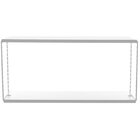 Cubo Retangular Decorativo De Madeira Branco/branco