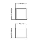 Cubo Tramontina Em Madeira Pinus Branco 258x220x258 Mm