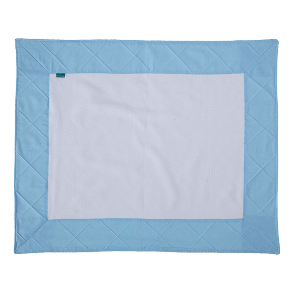 Cueiro Flanelado 100% Algodão Estampado E Liso  Blue