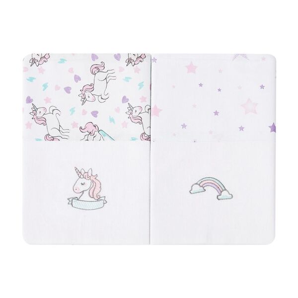 Cueiro Manta Bordados Karinho 2795  Rosa