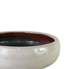 Cuia Cerâmica Adenium Branco 8x25cm Bella Art