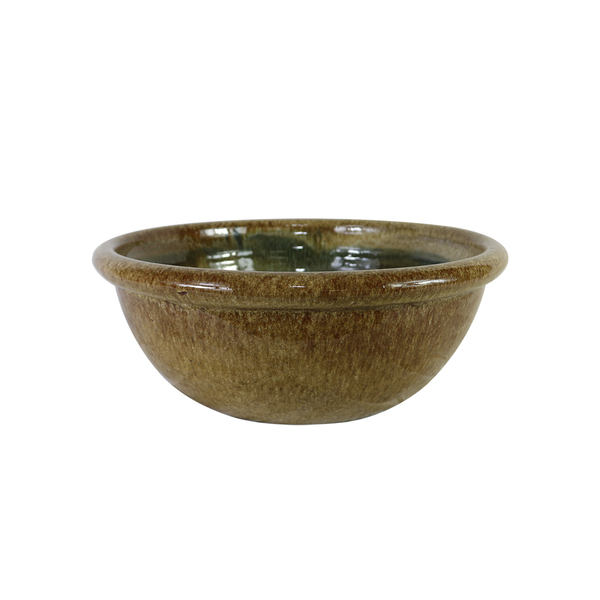 Cuia Cerâmica BN Bege 12x28cm Bella Art