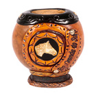 Cuia Chimarrão Tereré Gajeta Com Brasão Cavalo Crioulo  - Wp