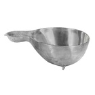 Cuia Com Pé E Bico Alumínio Fundido Polido N04
