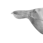 Cuia Com Pé E Bico Alumínio Fundido Polido N04