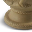 Cuia De Cerâmica  Rio Grande Do Sul Alto Relevo Ocre Ceraflam