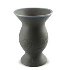 Cuia De Cerâmica 'estado' Baixo Relevo 350ml Grafite Ceraflam