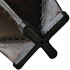 Cuia Mate Chimarrão Uruguaia Revestida Em Couro Com Tripe