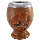 Cuia Para Chimarrão Terere Mate Coquinho Com Pé Média Bolhade