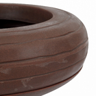 Cuia Plástico Relevo 10x23cm Marrom Vasart