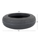 Cuia Plástico Relevo 10x23cm Preto Vasart