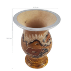 Cuia Porongo Com Pé Para Chimarrão Mate Tererê Tradicional Ga