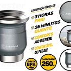 Cuia Térmica Inox Termolar Tupi 250 Ml