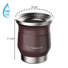 Cuia Térmica Tupi Em Aço Inox Para Chimarrão Tereré 250ml - W