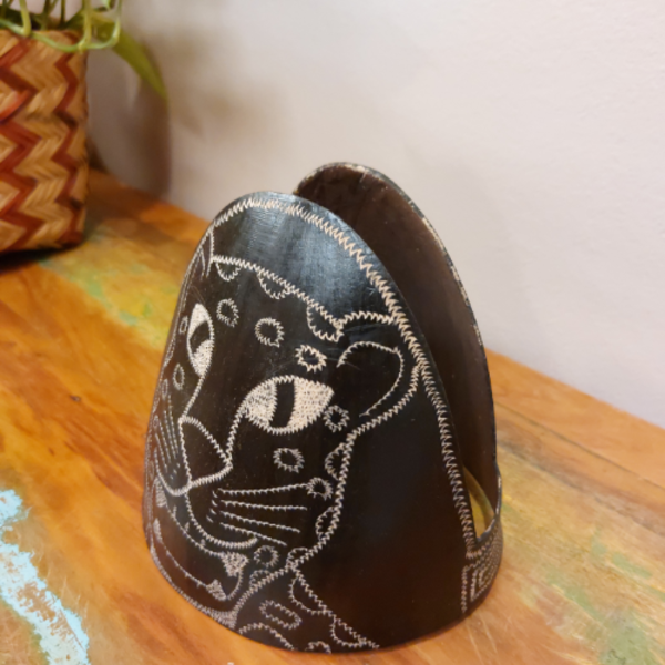 Cuia Tipo Suporte - Etnia Tikuna - Amazônia