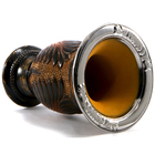 Cuia Tradicional Gaúcha Porongo Bocal De Aço Inox Folheira Fl