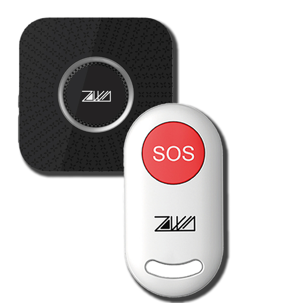 Cuidador Idoso Botão SOS Alarme Emergência Alcance 200m A Pro