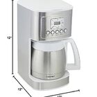 Cuisinart Cafeteira Térmica 12 Xícaras Programável Aço Inox (