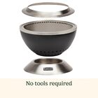 Cuisinart Fire Pit Cleanburn 24" Aço Inox Portátil Com Bandej