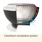 Cuisinart Fire Pit Cleanburn 24" Aço Inox Portátil Com Bandej