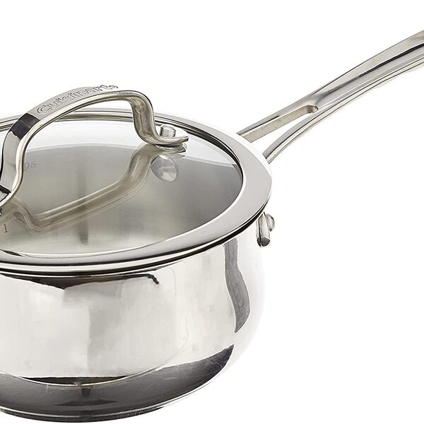 Cuisinart Panela 1l Aço Inox Contour Com Tampa De Vidro