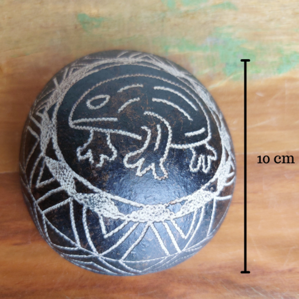 Cuíte Cuia/cabaça Indígena Etnia Tikuna Tam. M - Mod 1