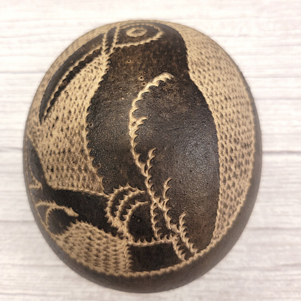 Cuíte Cuia/cabaça Indígena Etnia Tikuna Tam. M - Modelo Tucano