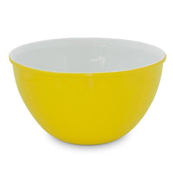 Cumbuca Em Cerâmica Com 1,5 Litros De Capacidade Amarela - Mo