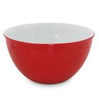 Cumbuca Em Cerâmica Com 1,5 Litros De Capacidade Vermelha - M