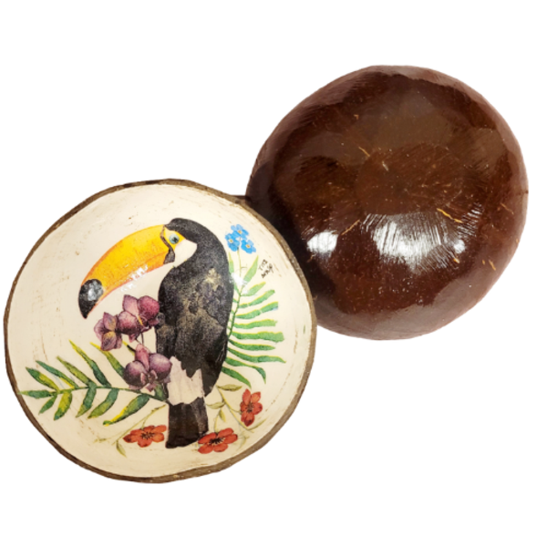 Cumbuca Petisqueira De Côco Pintada - Mod. 18