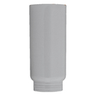 Cumeeira Cerâmica Esmaltada 42x17cm Silver/Platina Perkus