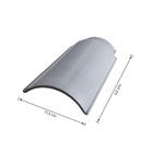 Cumeeira de Cermica Esmaltada 175x42cm Cinza Temax