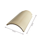 Cumeeira de Cermica Esmaltada 175x42cm Marfim Temax
