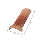 Cumeeira de Cermica Hidrofugada Mediterrnea 259x45cm Capuccino Top Telha