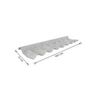 Cumeeira de Fibrocimento 10x110cm 5mm Cinza Confibra