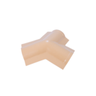 Cumeeira de PVC Colonial 16x1,6cm 1,6mm Marfim Afort
